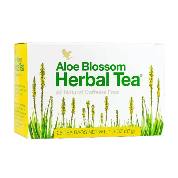Aloe Blossom Herbal Tea Čaj od aloje stimulativno dejstvo, snižava visoku temperaturu znojenjem; poboljšanje cirkulacije i varenja; reguliše stolicu, reguliše nivo šećera u krvi; smanjuje grčeve i krvarenje u crevima; smanjuje bolove (čir na želutcu); pročišćava krv kod leukemije; odličan diuretik; regeneracija jetre (ubrzava); kod problema menopauze i menstrualnih tegoba; kod adenoma prostate, poboljšava potenciju.
