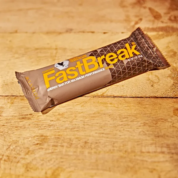 Forever FastBreak Ukusan, niskokaloričan energetski štapić, daje energiju usled          isrpljenosti, jača imunitet i podstiče preradu masnoća i ugljenih     hidrata u organizmu.