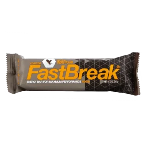Forever FastBreak Ukusan, niskokaloričan energetski štapić, daje energiju usled          isrpljenosti, jača imunitet i podstiče preradu masnoća i ugljenih     hidrata u organizmu.